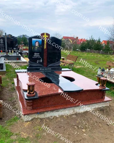 Пам’ятник для ПІДХОРОНЕННЯ з граніту №151